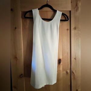 High quality white theory top with criss cross back